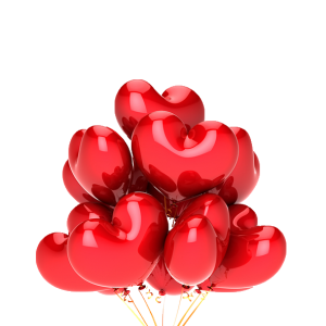 Гелиевые, фольгированные шарики "I Love You"